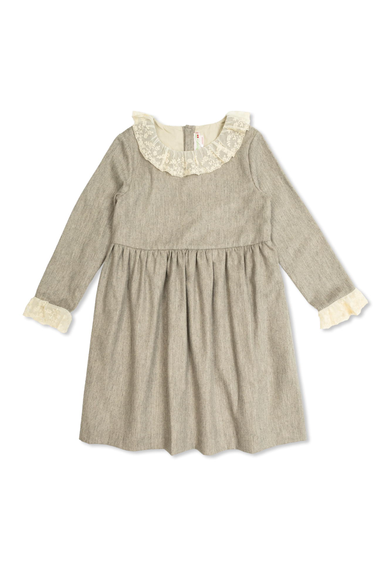 Bonpoint girls soft white lined lace trim Skirt top